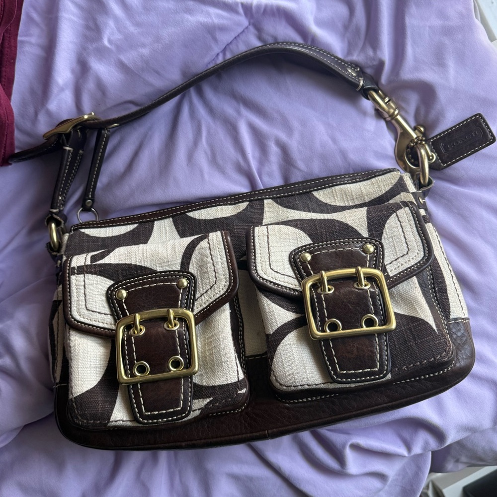 vintage coach shoulder bag